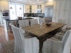 Rhode Island home with casuall living room and family room