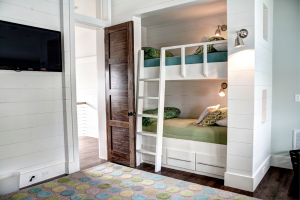 Rosemary Beach house girls bedroom photo showing bunk bed details