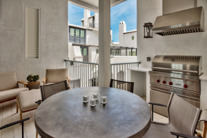 Alys Beach house outdoor kitchen