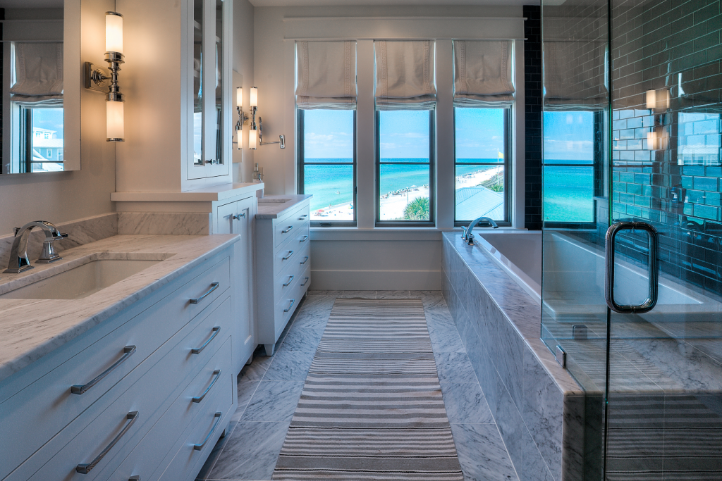 Inlet Beach marble bathtub