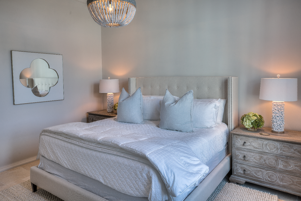 30A beach house bedroom with breeze bed