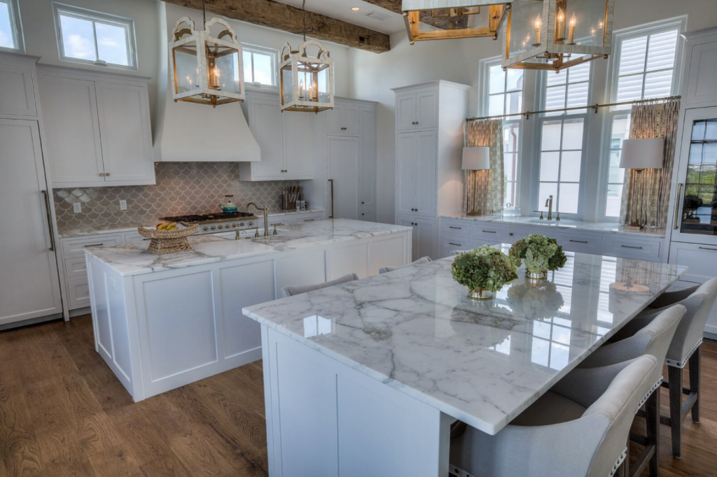 30A beach house kitchen counter seating