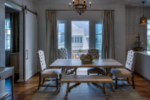 30A Florida beach house small dining room in guest house