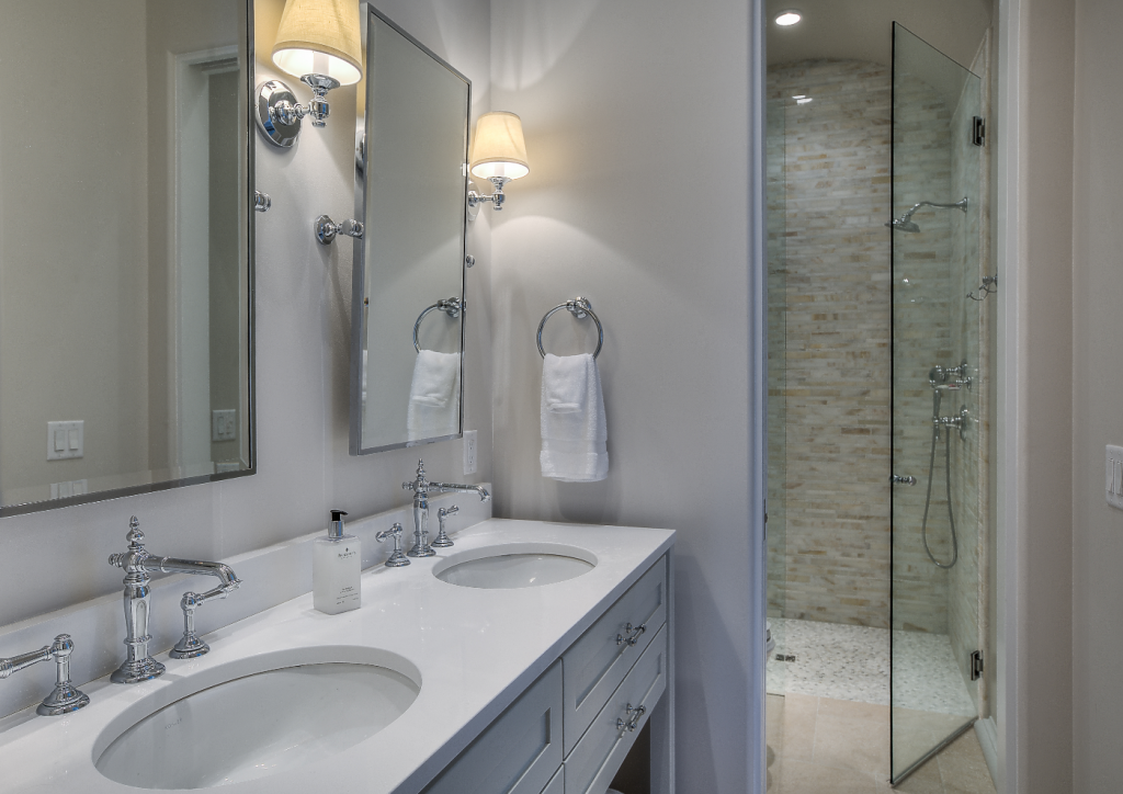 30A beach house guest bathroom shower