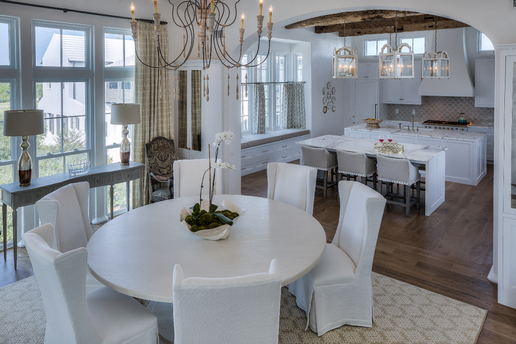 30A beach house family room