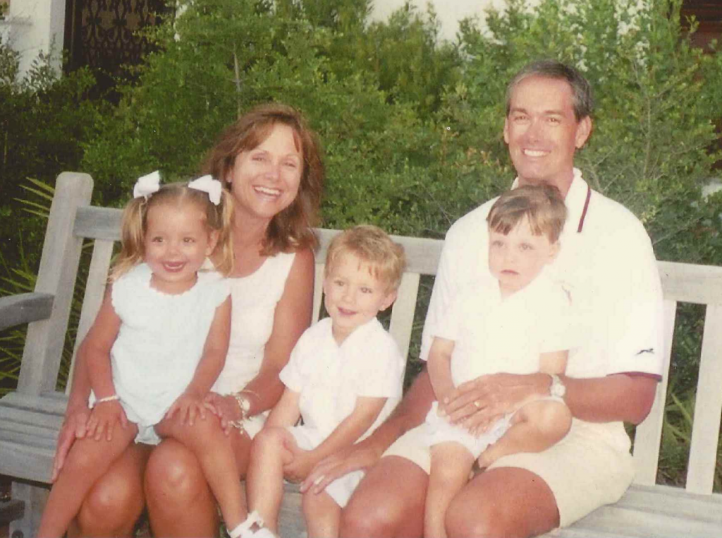 Joanne FitzGerald's family in 2001